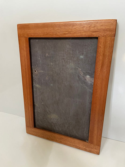 Vintage roofing slate chalkboard w/6 soapstone pencils