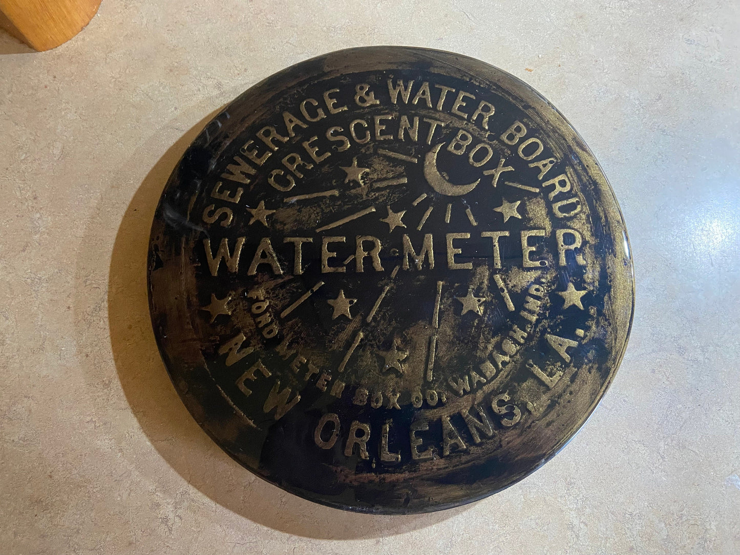 Appetizer tray, New Orleans decor