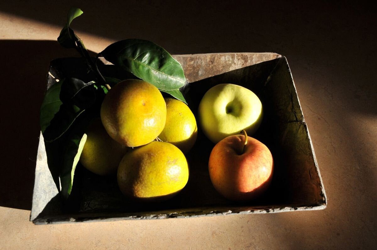 6”x 8”x 2.5"  Vintage Slate Fruit Tray, A beautiful weathered slate tray ready to be filled with your holiday arrangement. A unique gift.